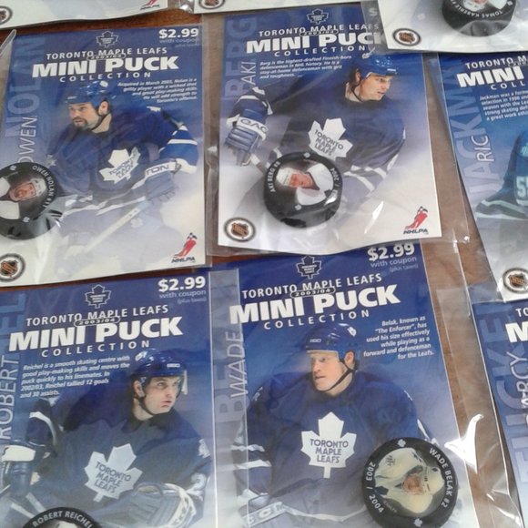 Toronto Maple Leafs Collectible Mini Pucks - Picture 5 of 12